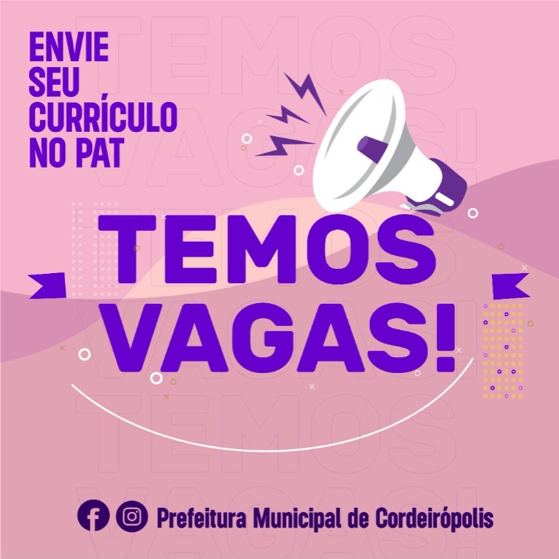 Vagas abertas